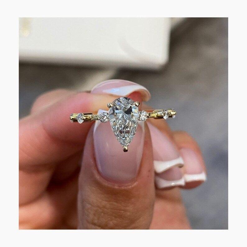 Cvd diamond engagement rings Clearance