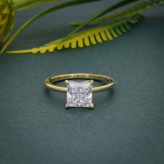 Petal Princess Moissanite Diamond Engagement Ring