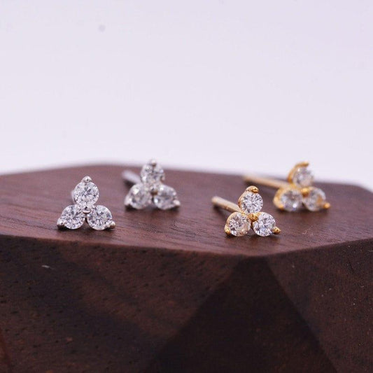 0.60Ct Round Cut Lab Grown Diamond Dainty Earring - JBR Jeweler