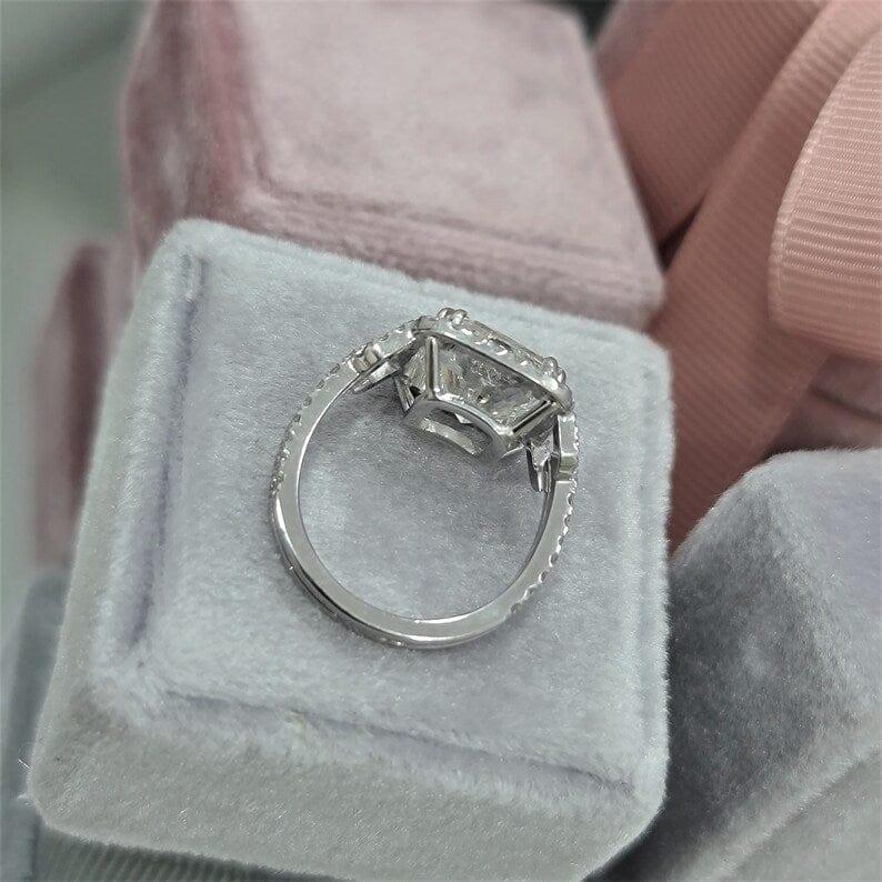 1.5CT Cushion Cut Lab-Grown Diamond Luxury Engagement Ring - JBR Jeweler