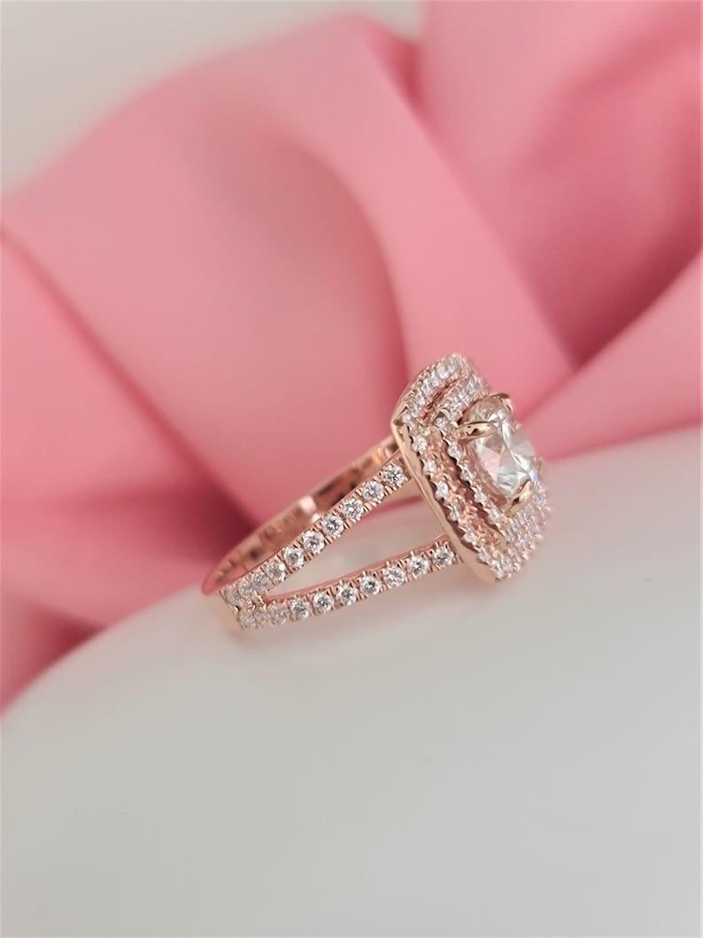 1.70TCt Round Cut Lab Grown Diamond Wedding Engagement Ring - JBR Jeweler