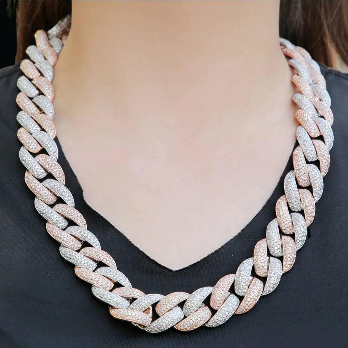 Vvs diamond 2025 cuban link choker