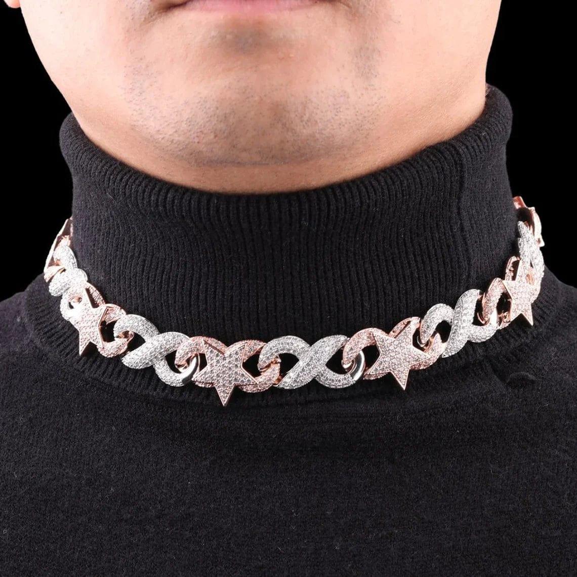 Iced out deals necklace real