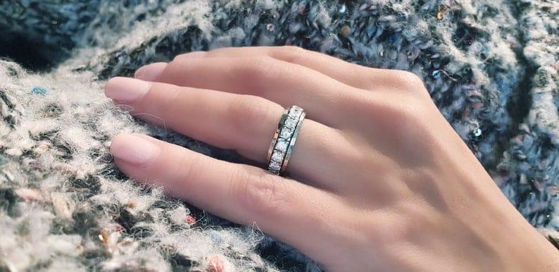3TCT Round Cut Lab-Grown Diamond Wedding Band Ring - JBR Jeweler