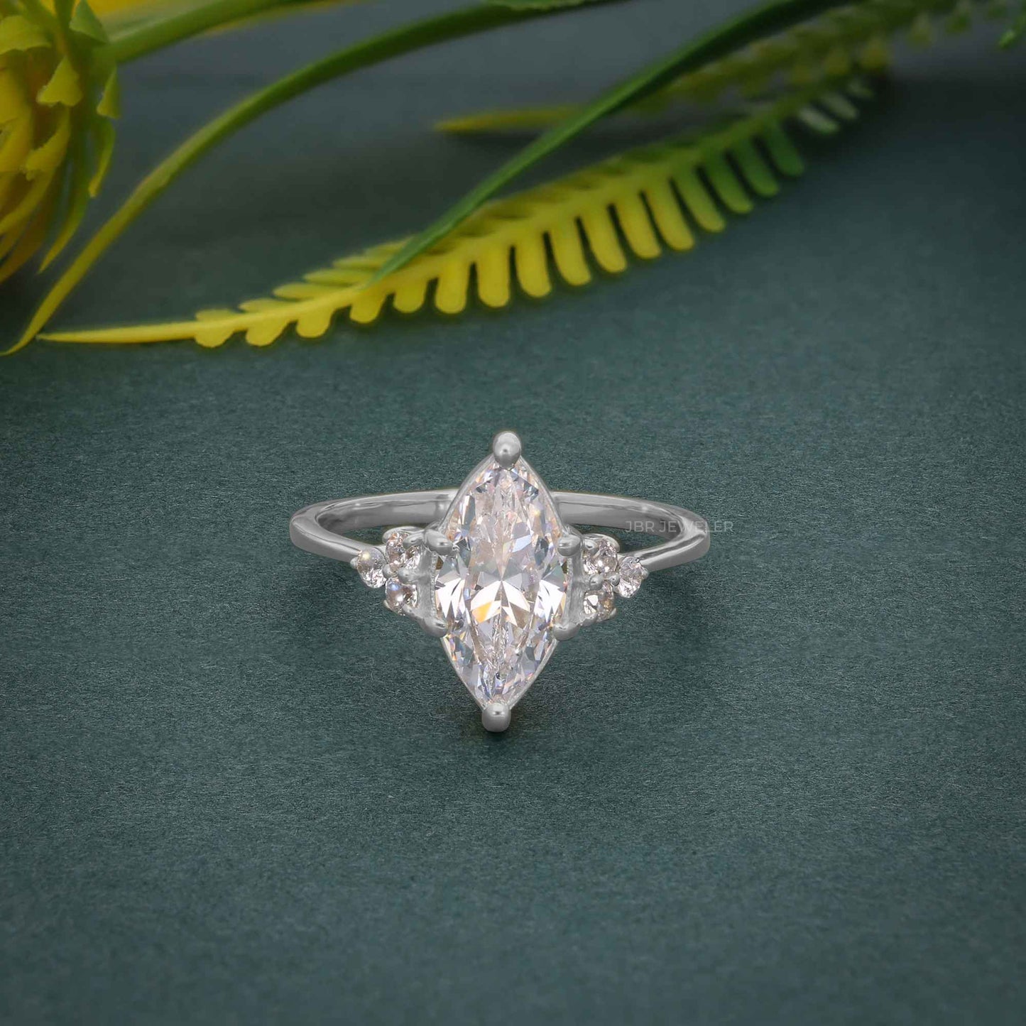 Muse Marquise Cut Lab grown Diamond Engagement Ring
