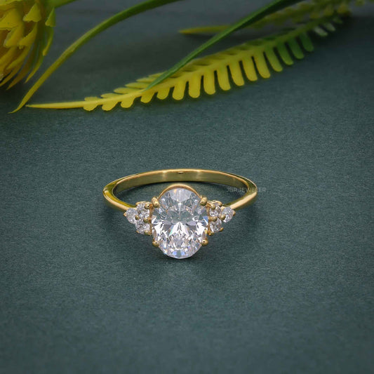 Muse Oval Cut Lab grown Diamond Engagement Ring