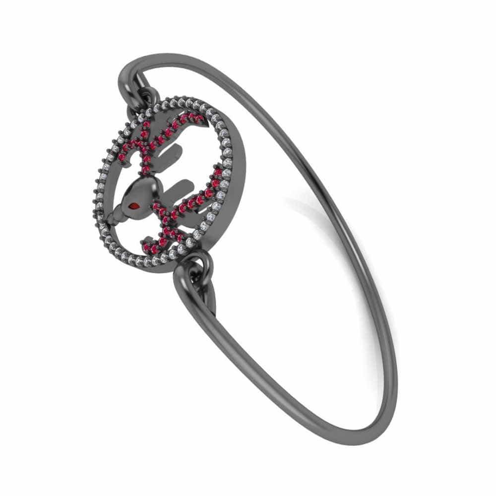 Antler Sterling Silver Bangle Bracelets For Women - JBR Jeweler