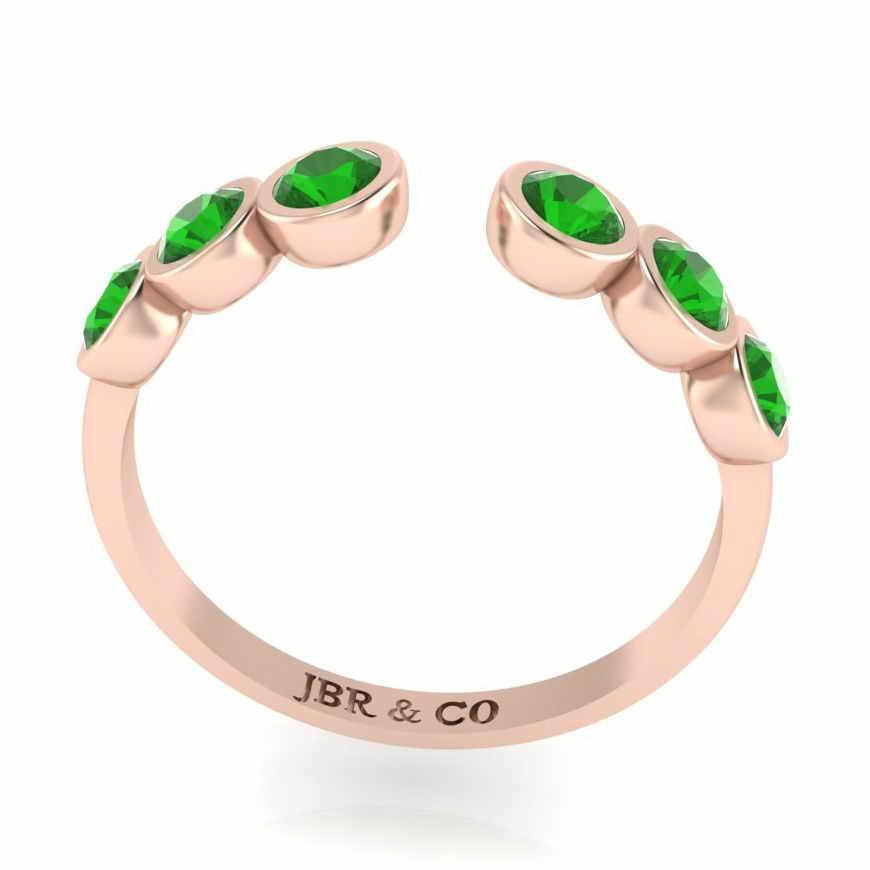 Arc Petite Sterling Silver Open Stackable Ring - JBR Jeweler