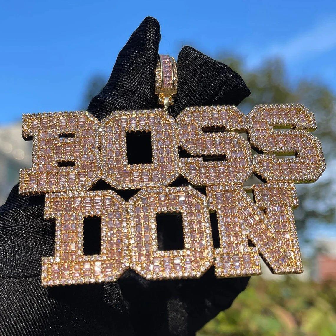 JBR Jeweler iced out pendant Custom Name Baguette Moissanite Diamond Big Size Hip Hop Pendant