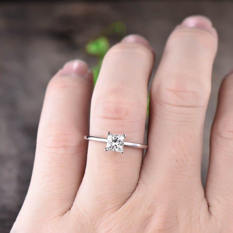 Artemis | Pear Salt + Pepper Diamond Ring | Kristin Coffin Jewelry
