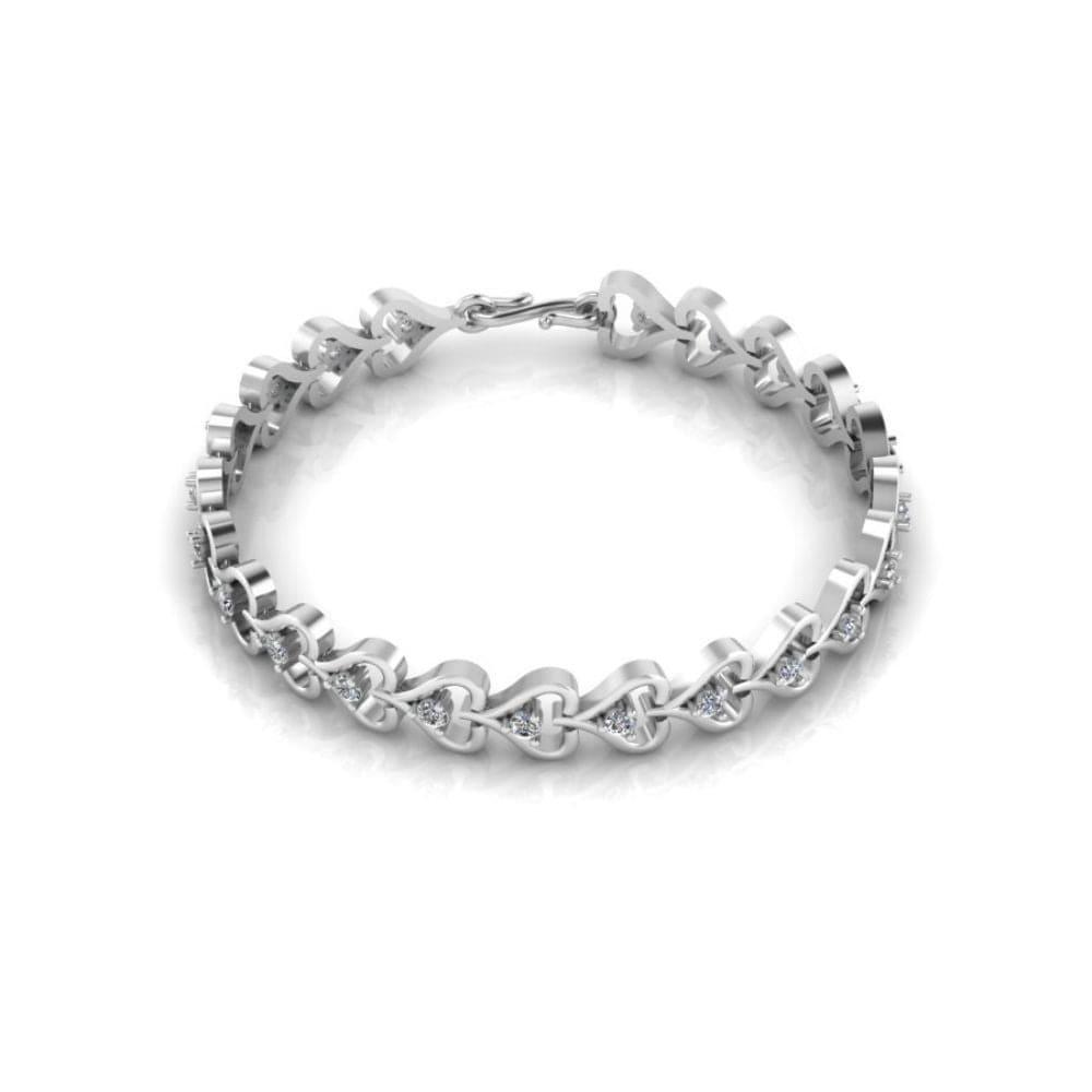 Delicate Heart Shape Classic Women’s Bracelate - JBR Jeweler