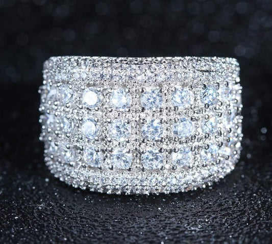 Full Iced Out Moissanite Custom Men's Spinning band Party Rings,Hiphop Jewelry - JBR Jeweler