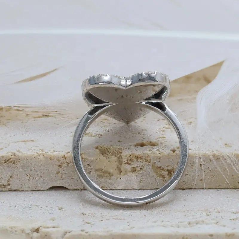Heart Shaped Round Lab Grown-CVD Diamond Promise Ring - JBR Jeweler