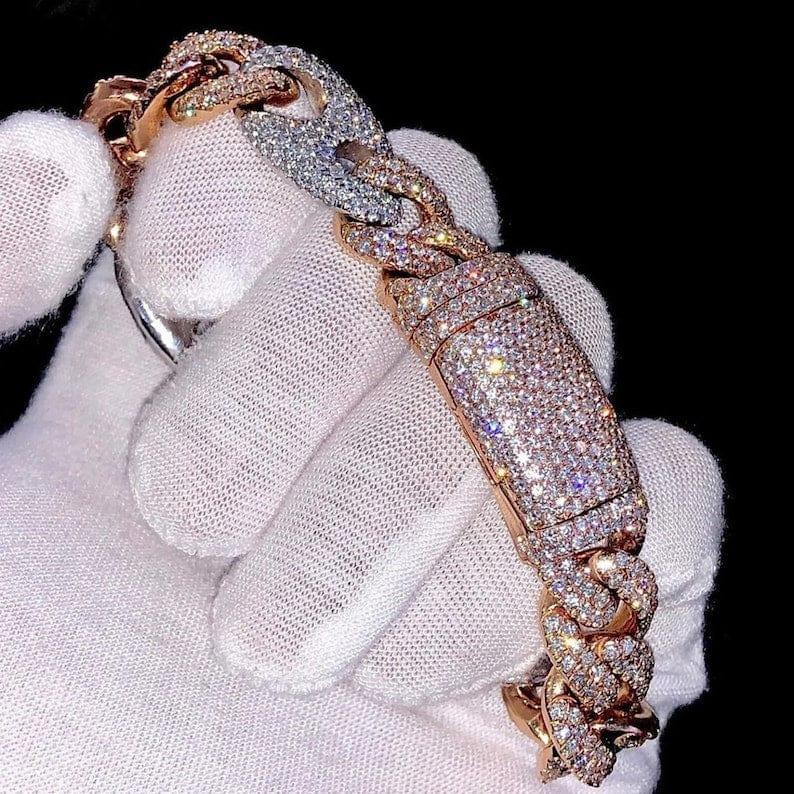 Vvs diamond bracelet mens sales