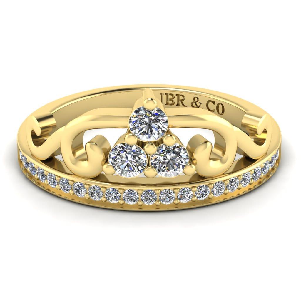 JBR Arrow Style Tiara Sterling Silver Ring - JBR Jeweler