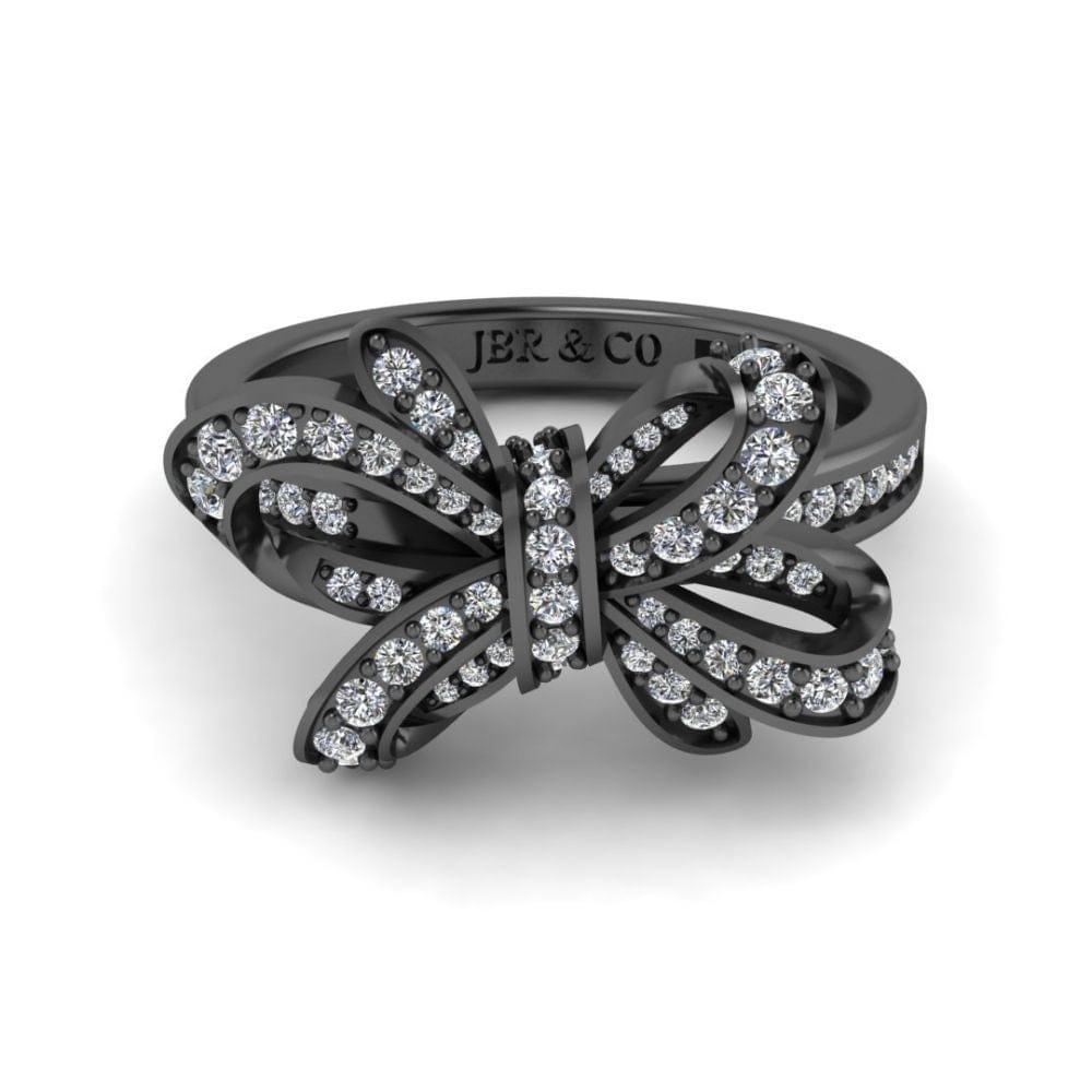 JBR Bowknot Style Sterling Silver Cocktail Ring - JBR Jeweler