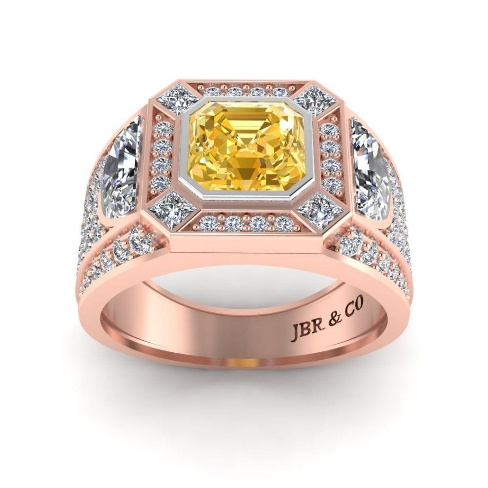 JBR Cadillac Bling Wedding Ring In Sterling Silver - JBR Jeweler