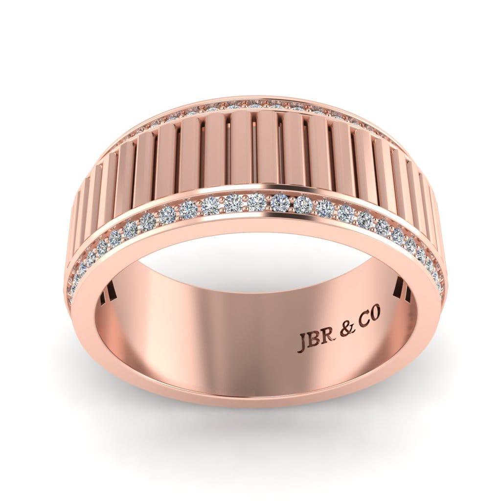 JBR Classic Mechanism Inspired Sterling Silver Band - JBR Jeweler