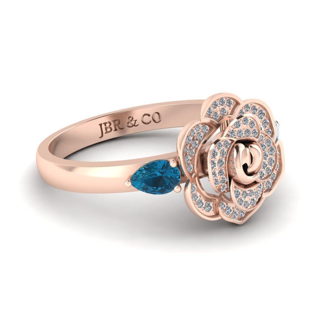 JBR Collectors Cinderella Style Sterling Silver Promise Ring - JBR Jeweler