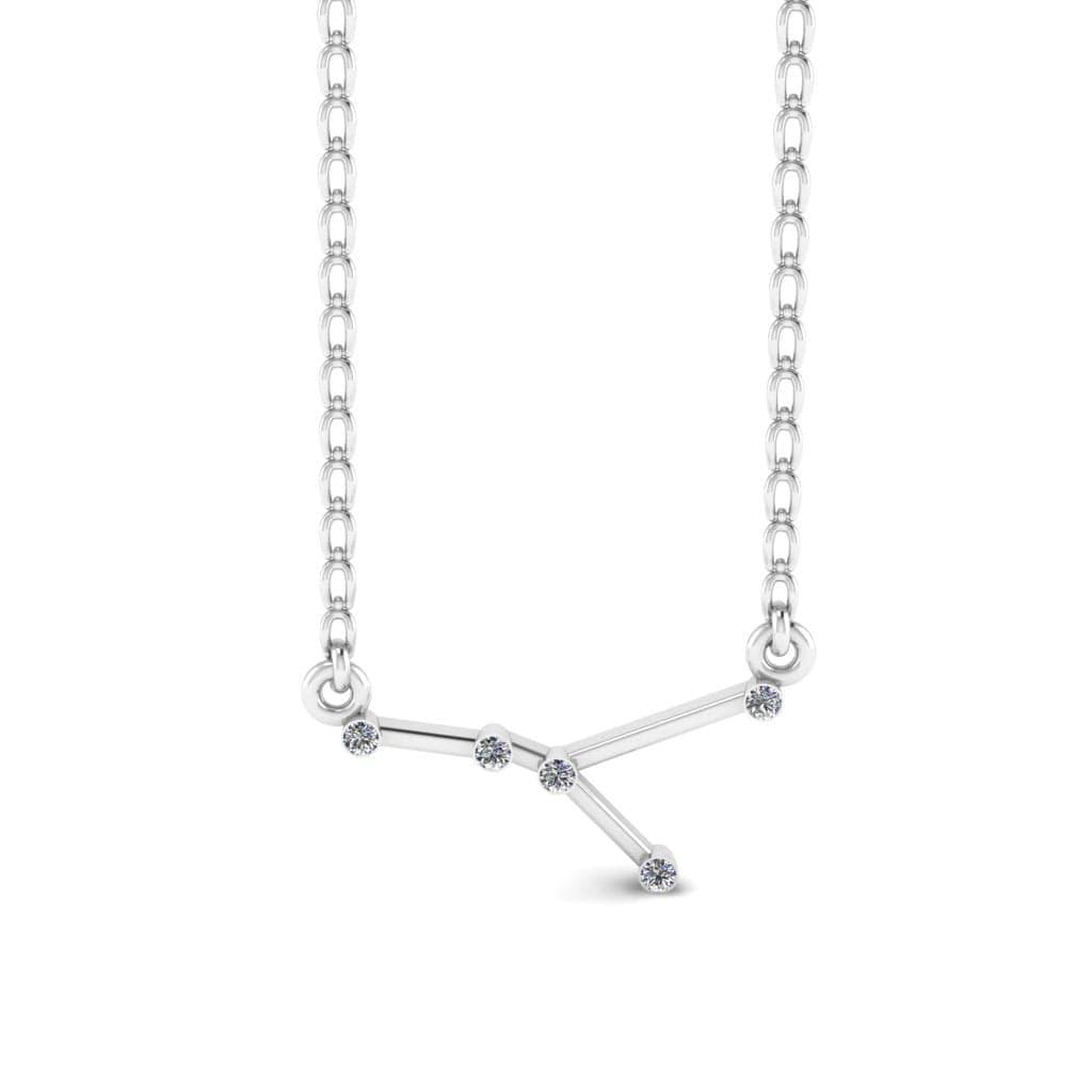 JBR Dainty Cancer Zodiac Sign Sterling Silver Necklace - JBR Jeweler