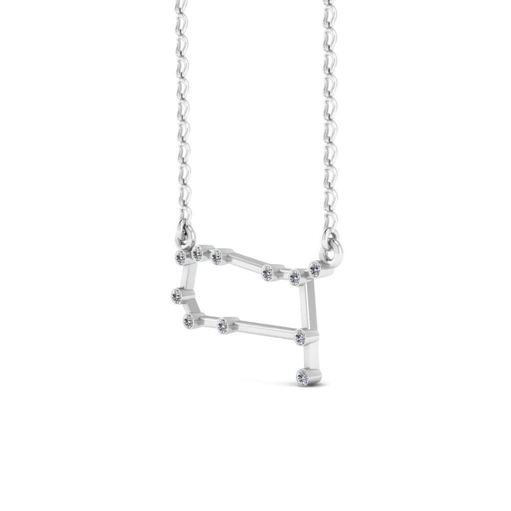 JBR Dainty Gemini Zodiac Sign Sterling Silver Necklace - JBR Jeweler