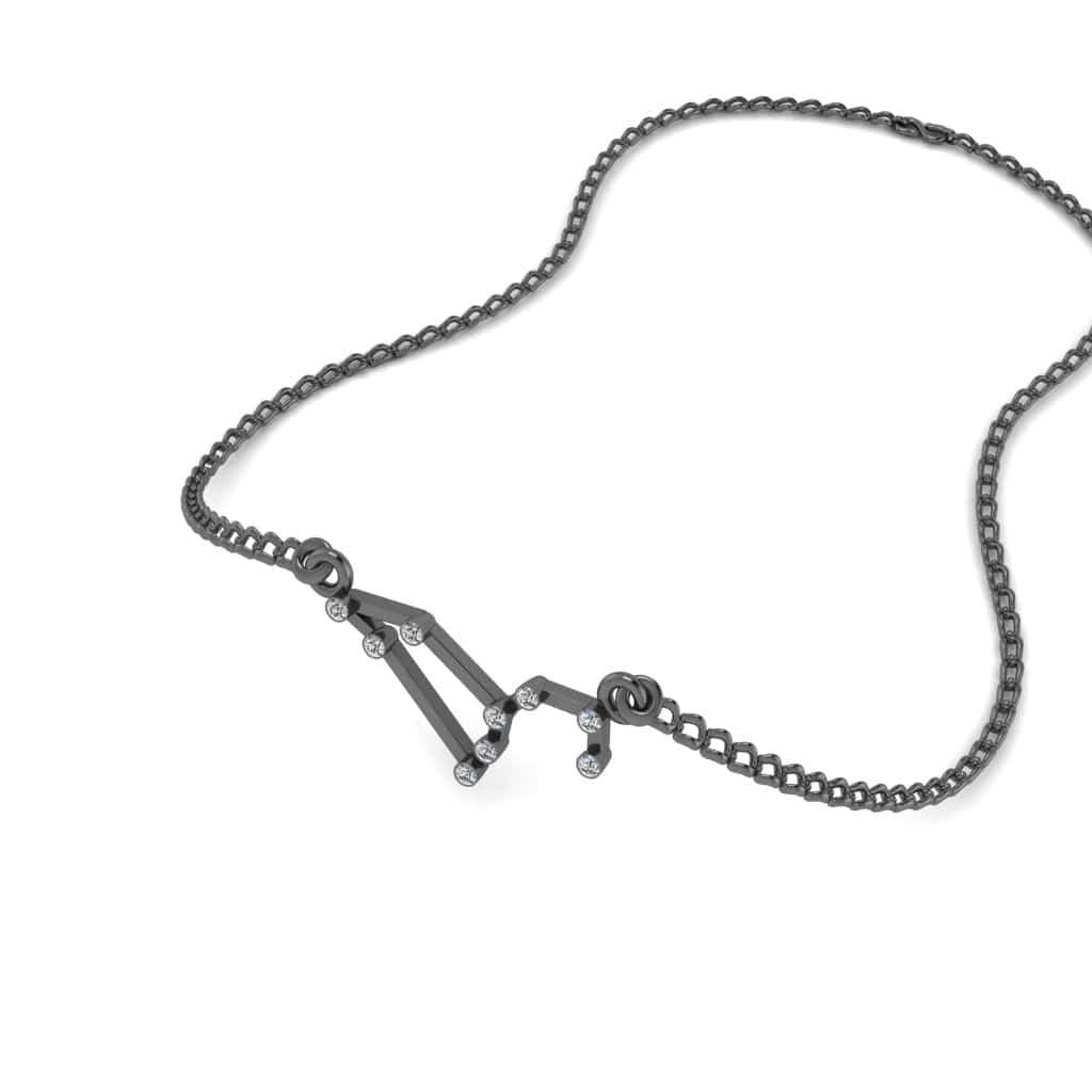 JBR Dainty Leo Zodiac Sign Sterling Silver Necklace - JBR Jeweler