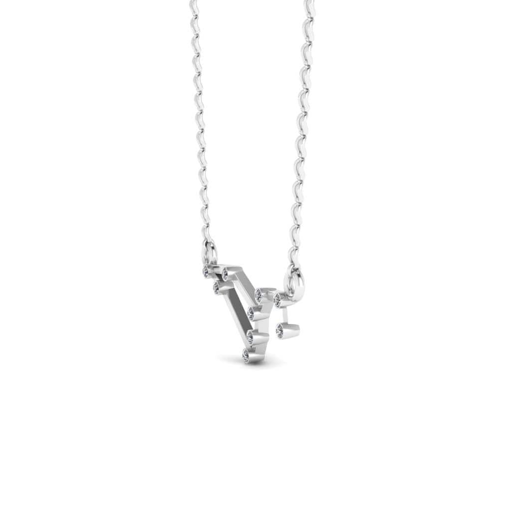 JBR Dainty Leo Zodiac Sign Sterling Silver Necklace - JBR Jeweler