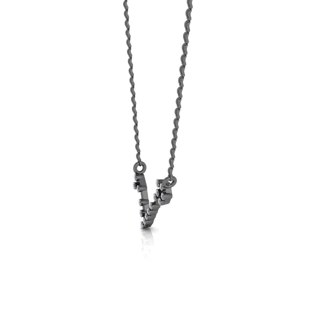 JBR Jeweler Silver Necklace JBR Dainty Pisces Zodiac Sign Sterling Silver Necklace
