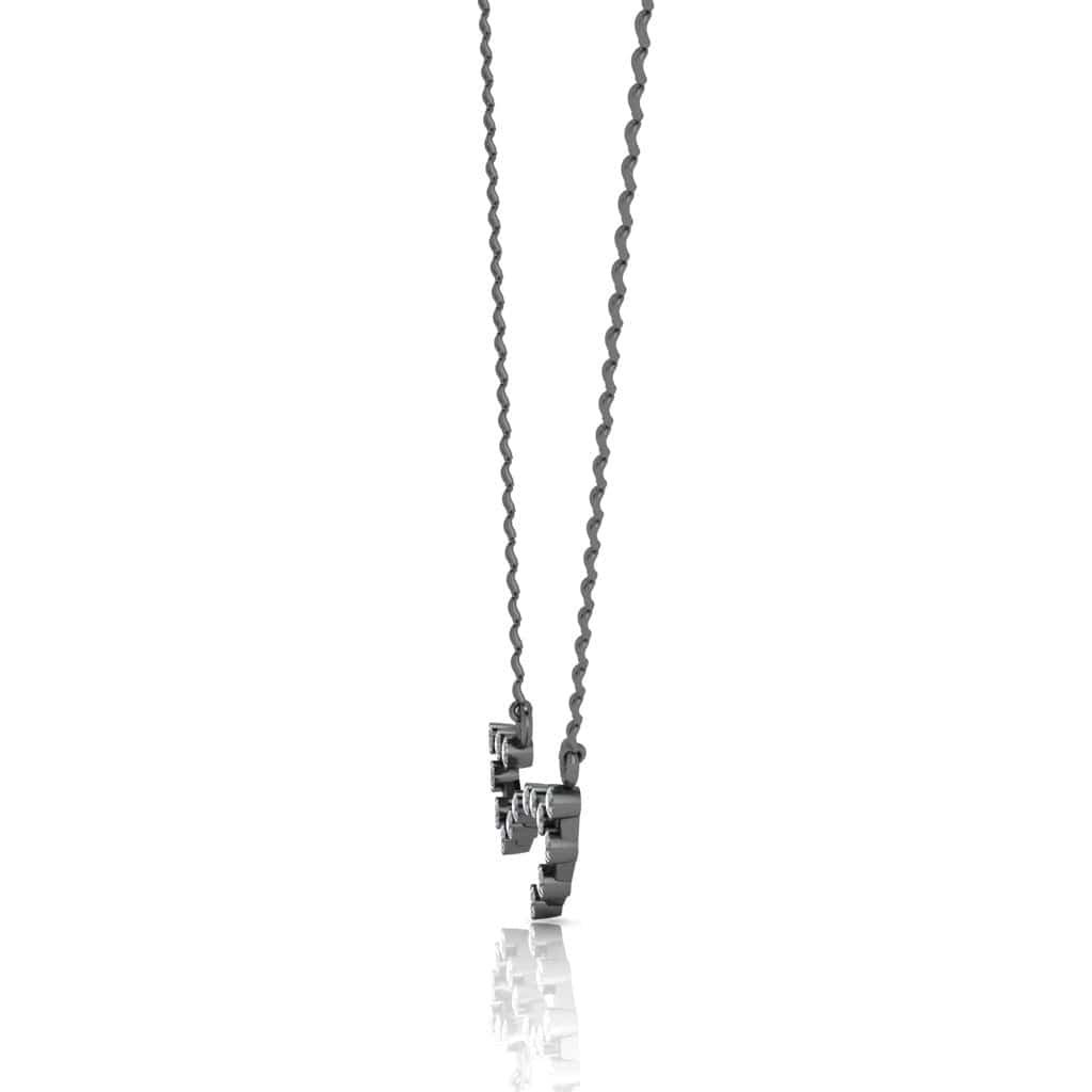 JBR Jeweler Silver Necklace JBR Dainty Scorpio Zodiac Sign Sterling Silver Necklace