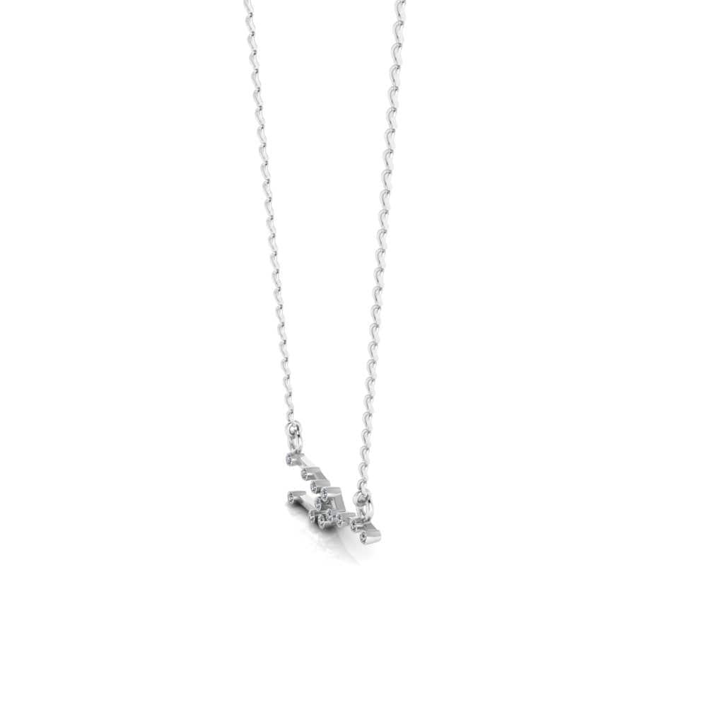 JBR Dainty Taurus Zodiac Sign Sterling Silver Necklace - JBR Jeweler