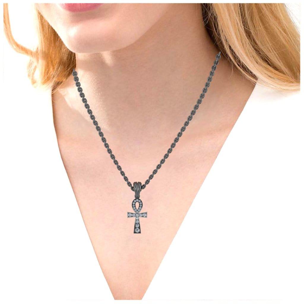 JBR Faith Jesus Cross Pendant Sterling Silver Necklace - JBR Jeweler