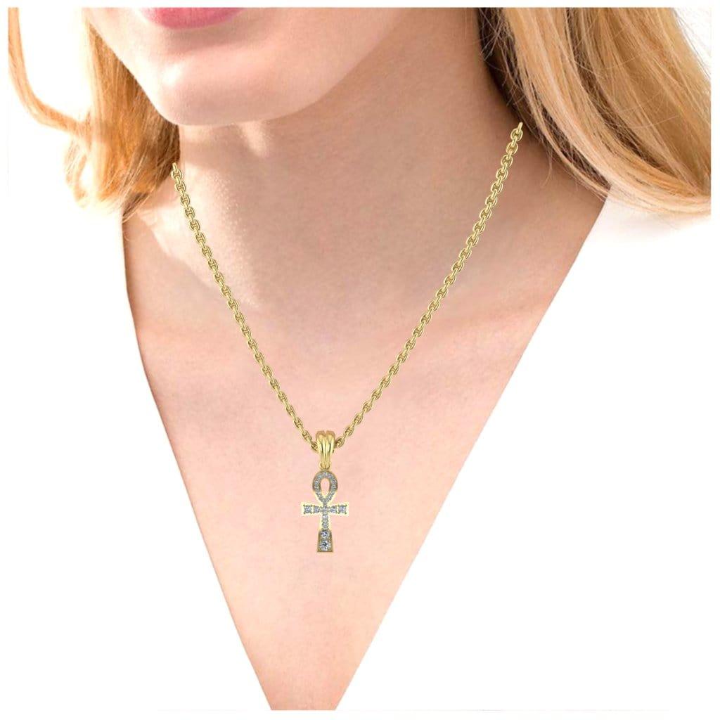 JBR Faith Jesus Cross Pendant Sterling Silver Necklace - JBR Jeweler