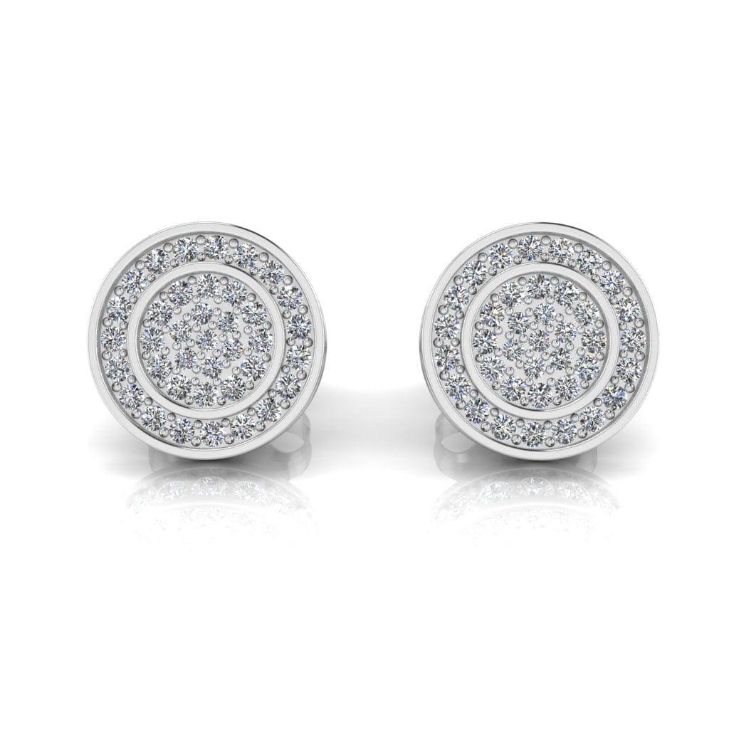 Round Ring Pendant Stud Earrings Ear Jewelry Men Earrings Korean Hoop  Earrings | eBay