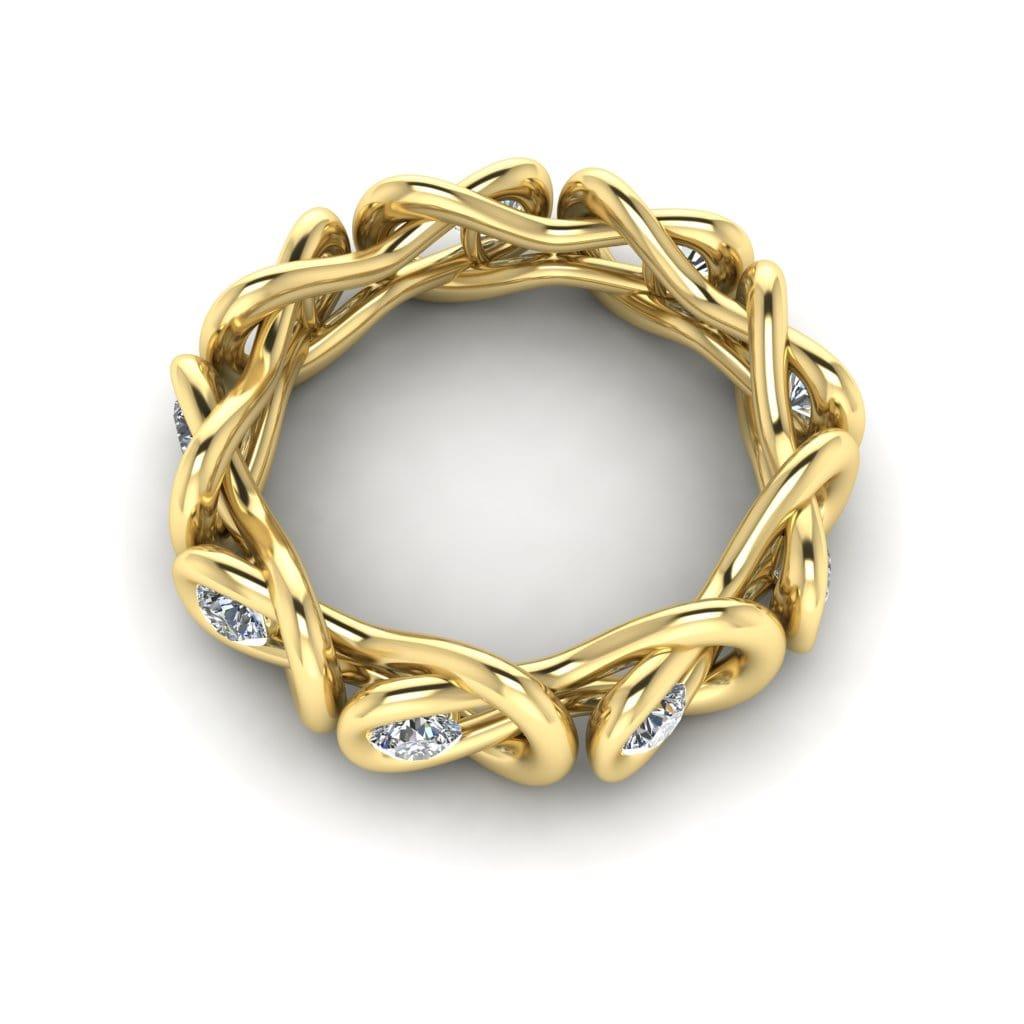 JBR Knot Design Sterling Silver Stackable Ring For Her - JBR Jeweler
