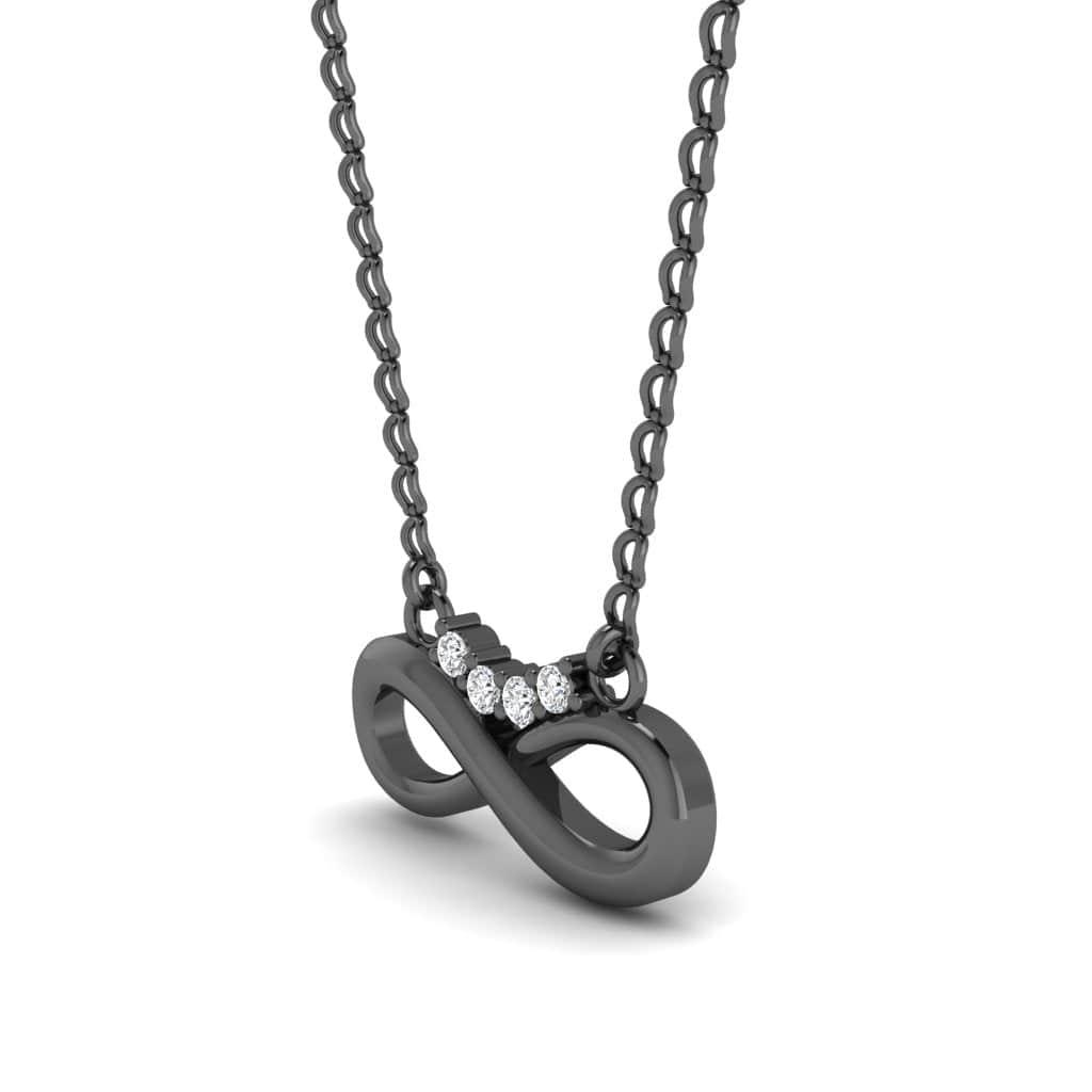 JBR Love Forever Infinity Sterling Silver Necklace Pendate - JBR Jeweler