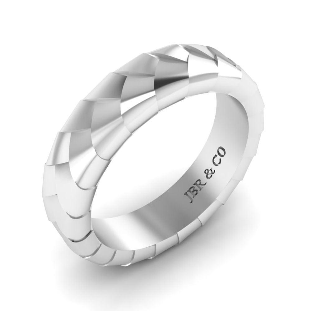 JBR Jeweler Silver Ring JBR Men’s Knot Design Sterling Silver Band