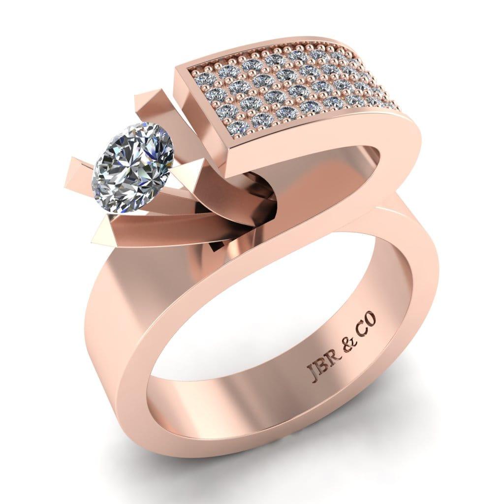 Buy ZAVYA Heartcore 925 Sterling Silver Ring in Rose Gold (Adjustable) |  Shoppers Stop