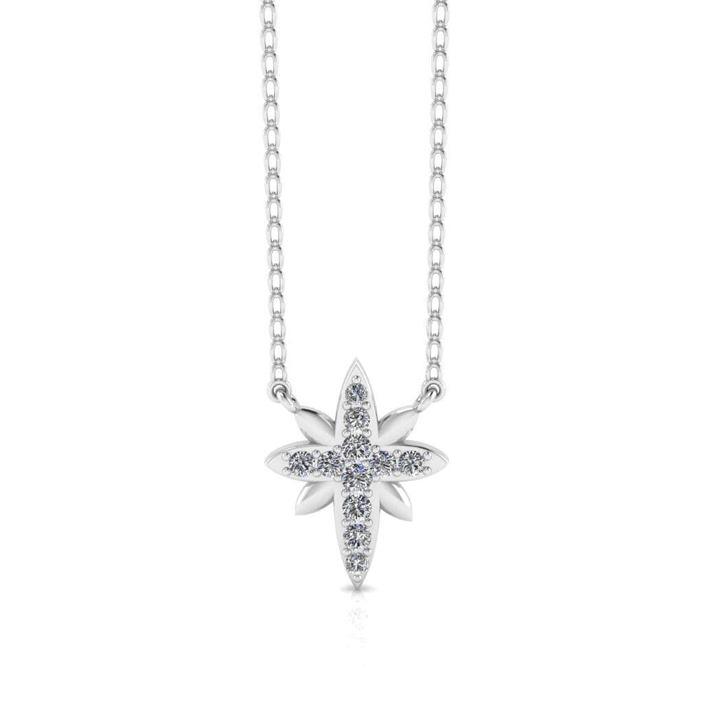 JBR Northern Star Cluster Necklace in Sterling Silver - JBR Jeweler