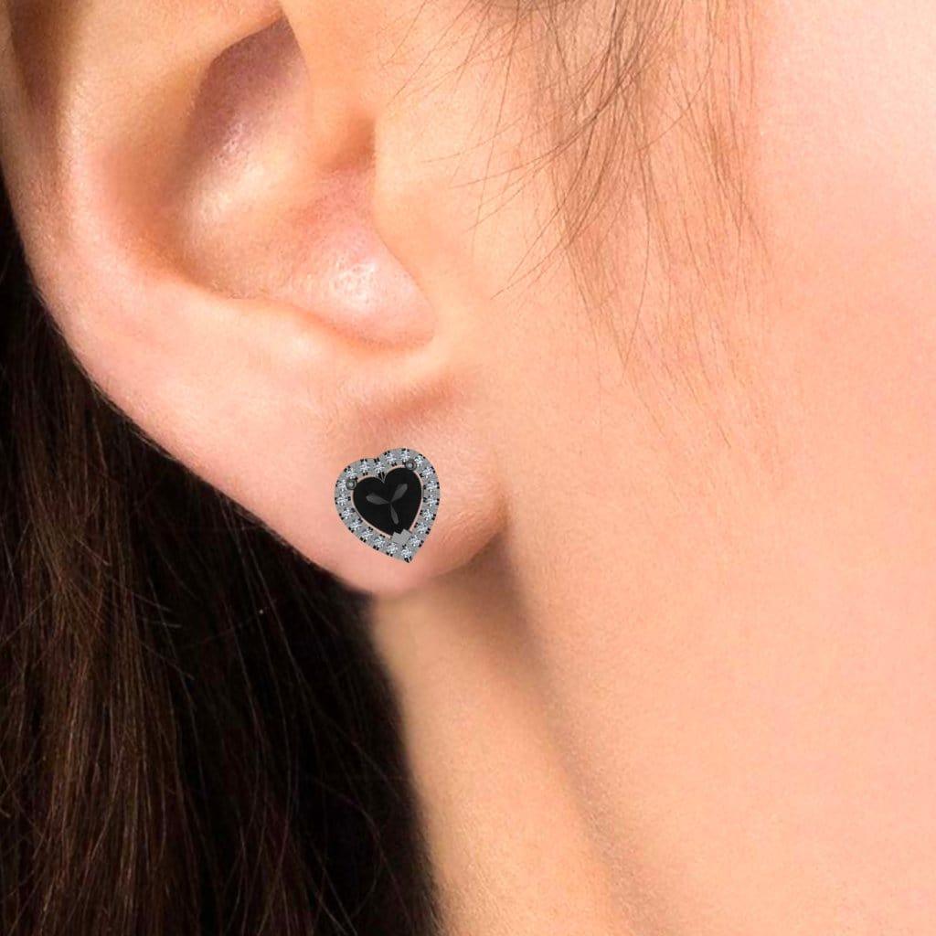 Kay jewelers black hotsell diamond stud earrings