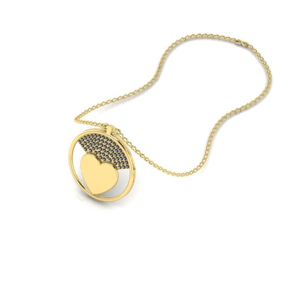 JBR Romantic Heart Sterling Silver Necklace - JBR Jeweler