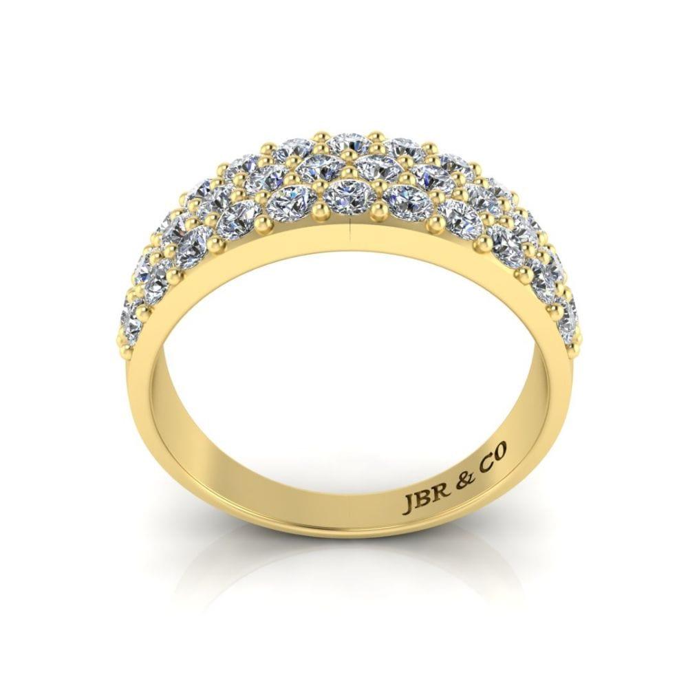JBR Jeweler Silver Ring JBR Round Cut Sterling Silver Engagement Ring