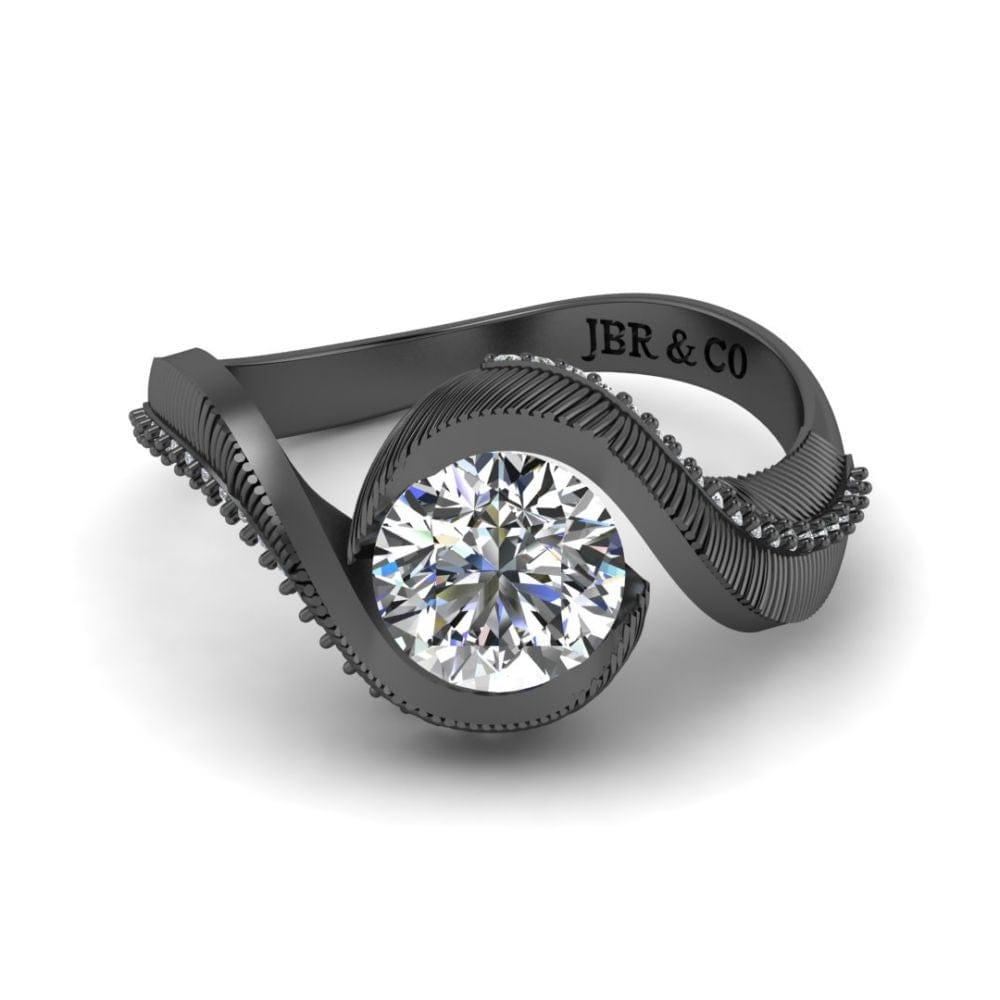 JBR Round Cut Sterling Silver Wedding Ring - JBR Jeweler