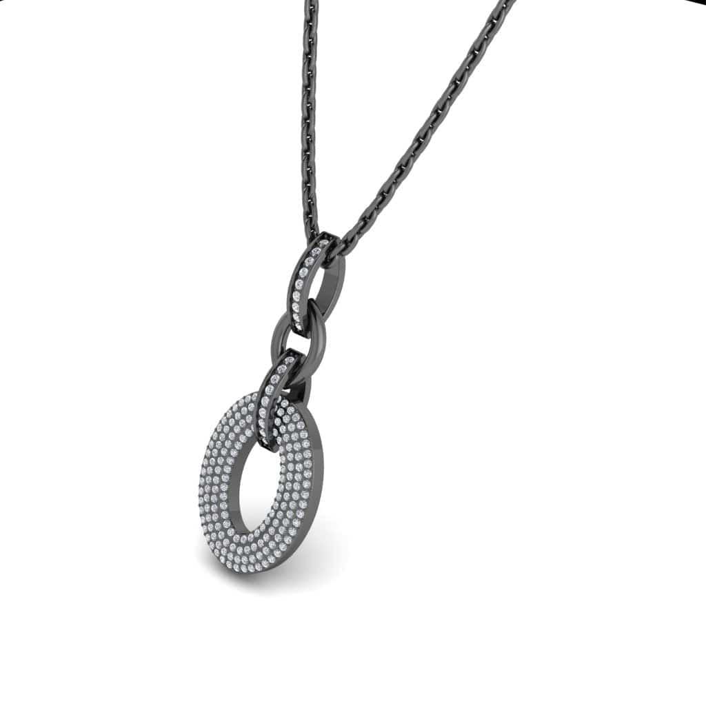 JBR Simple Beloved Sterling Silver long Pendant Necklace - JBR Jeweler