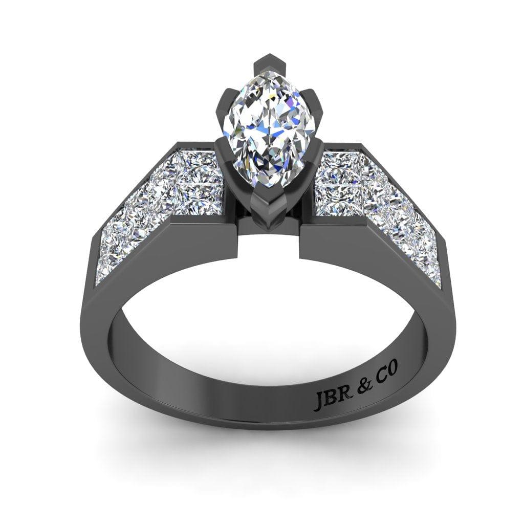 JBR Simple Marquise Cut Sterling Silver Ring - JBR Jeweler