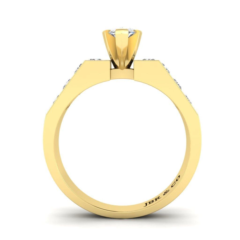 JBR Simple Marquise Cut Sterling Silver Ring - JBR Jeweler