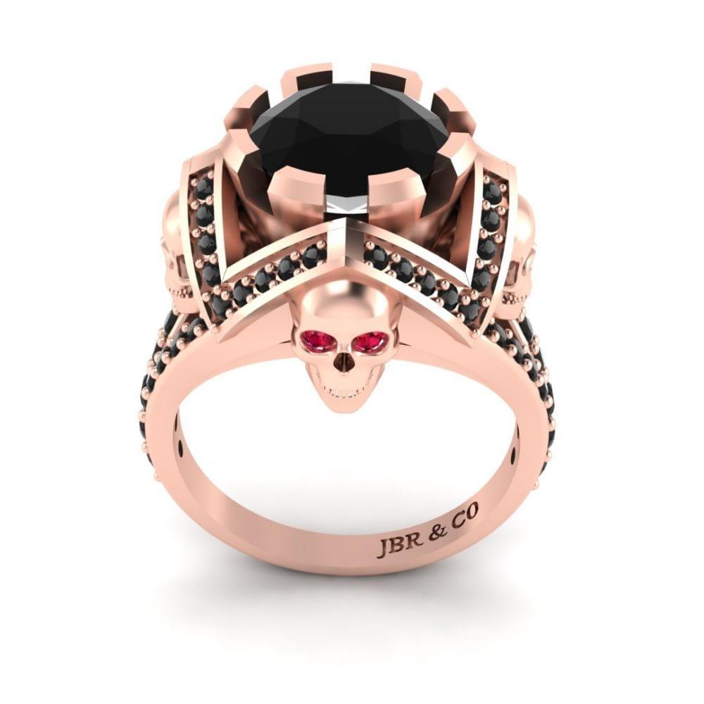 JBR Skull and Holy Cross Ring In Sterling Silver For Womens - JBR Jeweler