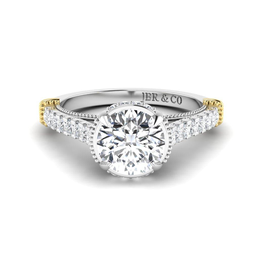 JBR Solitaire 1.30CT Round Cut Sterling Silver Wedding Ring - JBR Jeweler