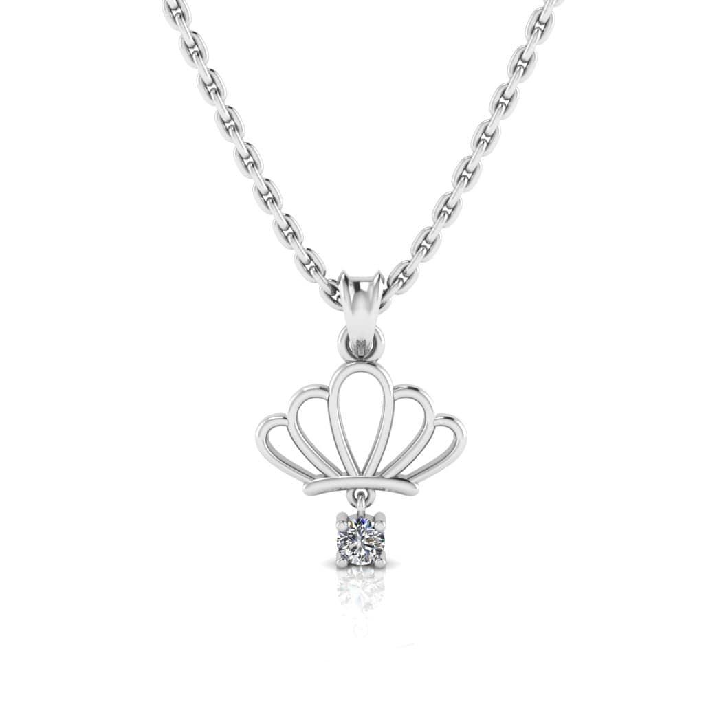 JBR Vintage Crown Sterling Silver Necklace - JBR Jeweler