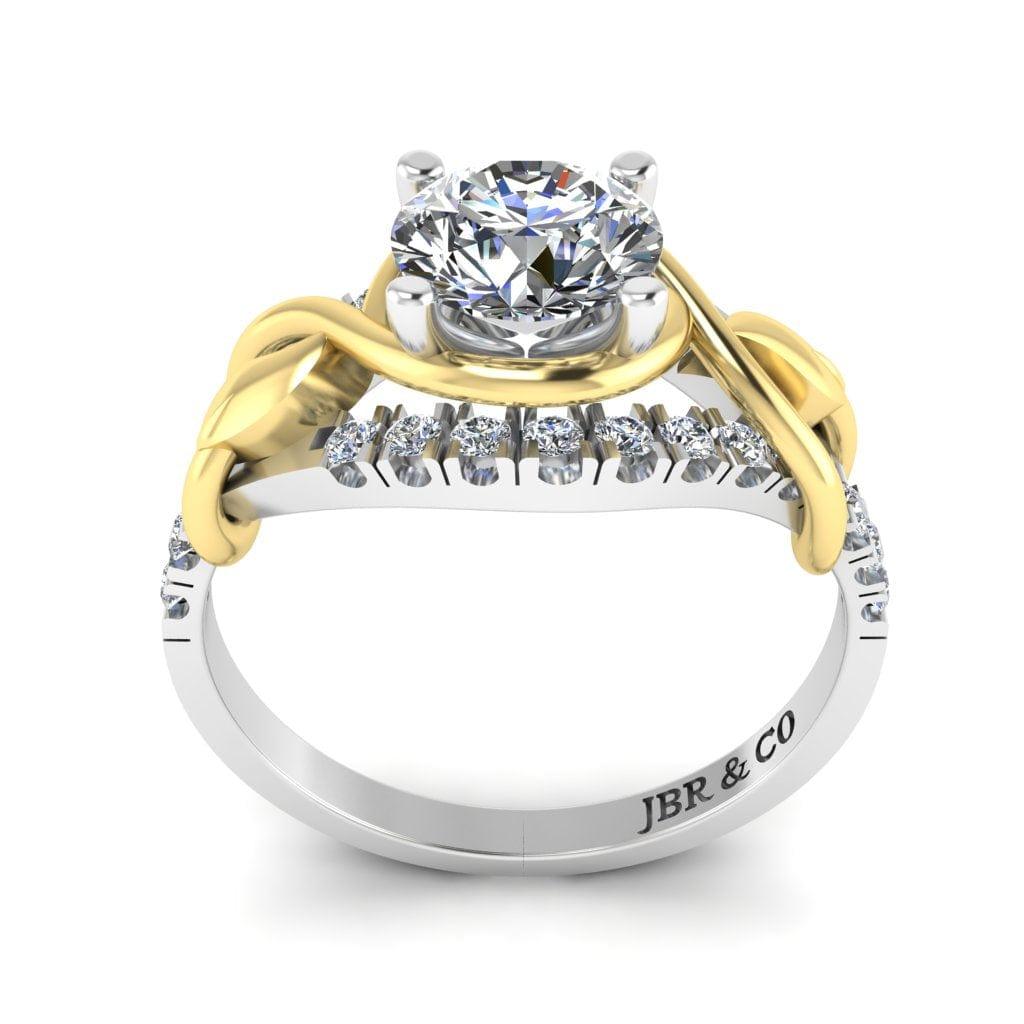 JBR Wrapping Round Cut Sterling Silver Wedding Ring - JBR Jeweler