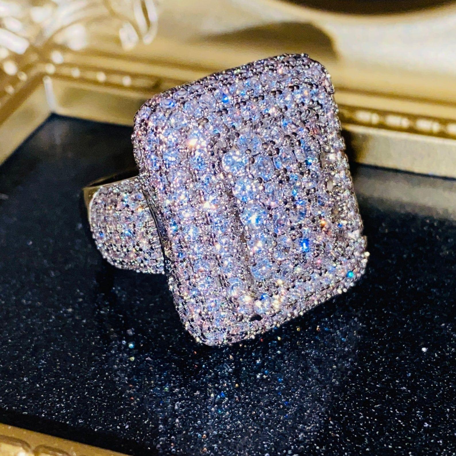 Bust down clearance wedding ring
